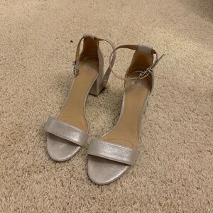 Gianni Bini Silver Heels